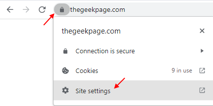 Site Settings 1 Min