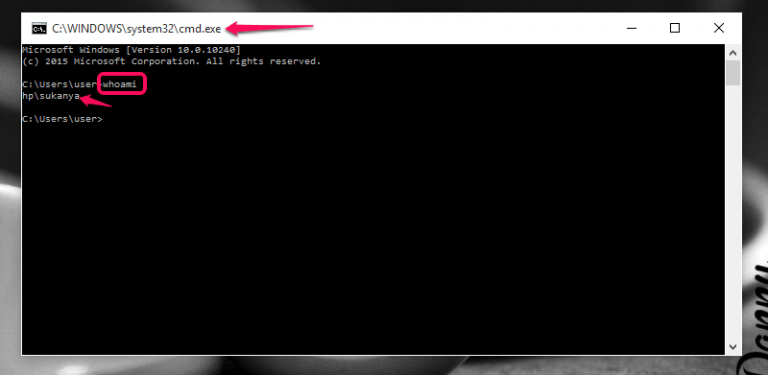 Find Out currently Logged On Username Via CMD in Windows 11/10 PC