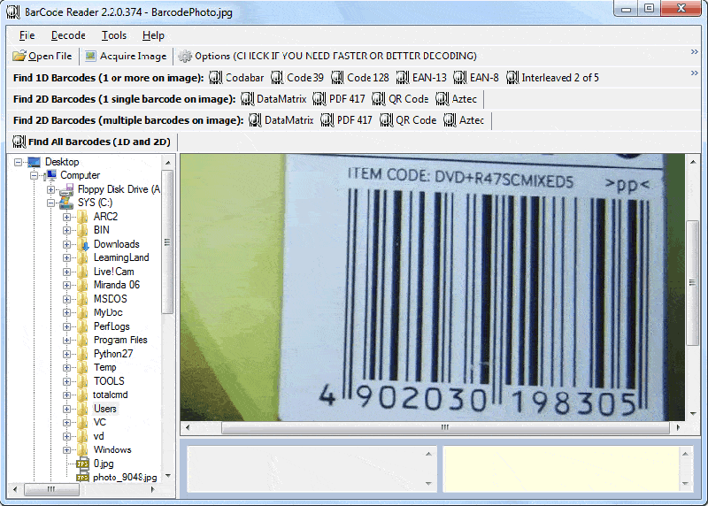 symbol barcode scanner driver