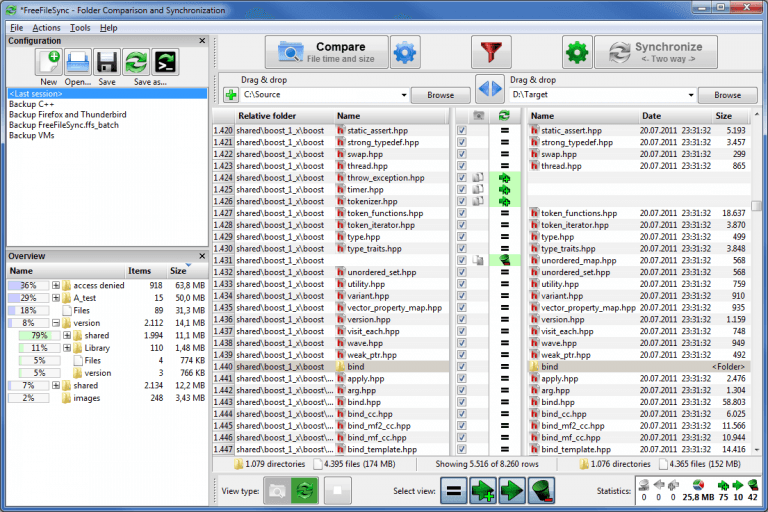 12 Free File and Folder Synchronization Tools for windows