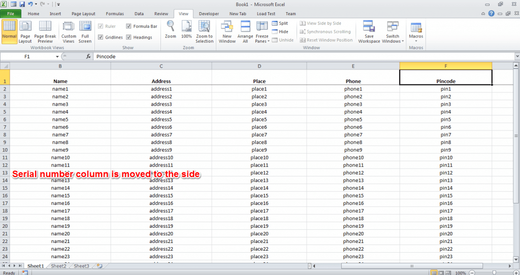 How To Freeze Rows Or Columns In Excel Sheets