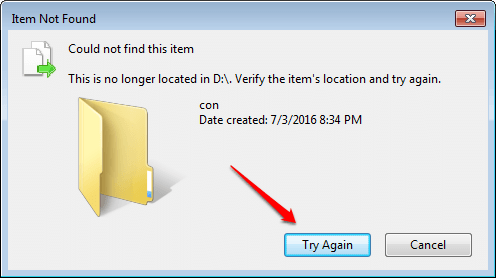 how to create undeletable folder using cmd