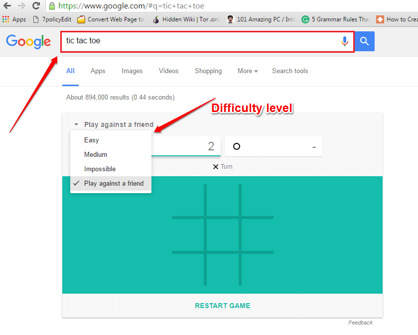 HOW I BEAT GOOGLE'S Tic-Tac-Toe IMPOSSIBLE LEVEL !!! 