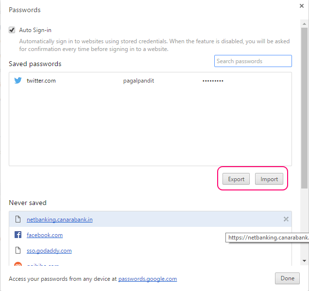 google-chrome-save-password-export