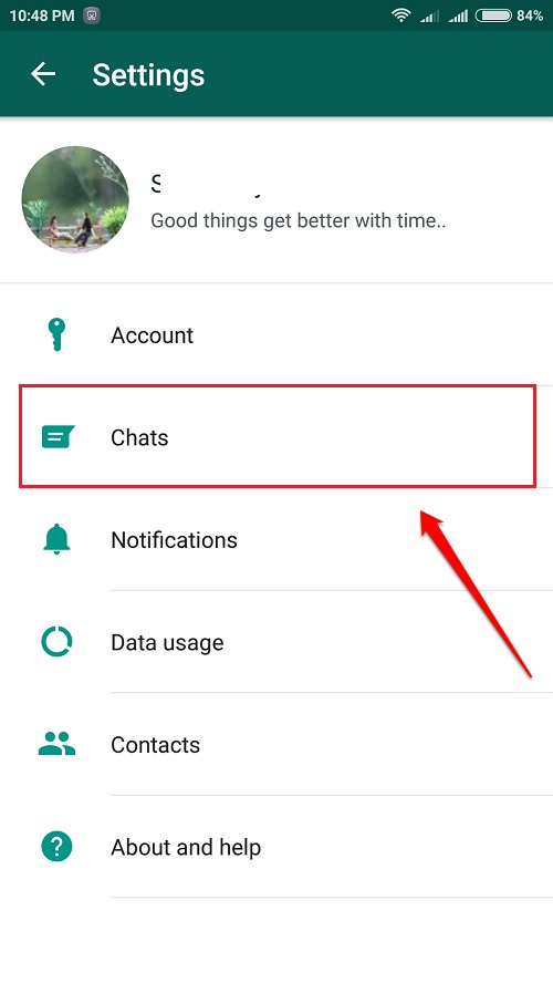 how to change language in whatsapp chat iphone