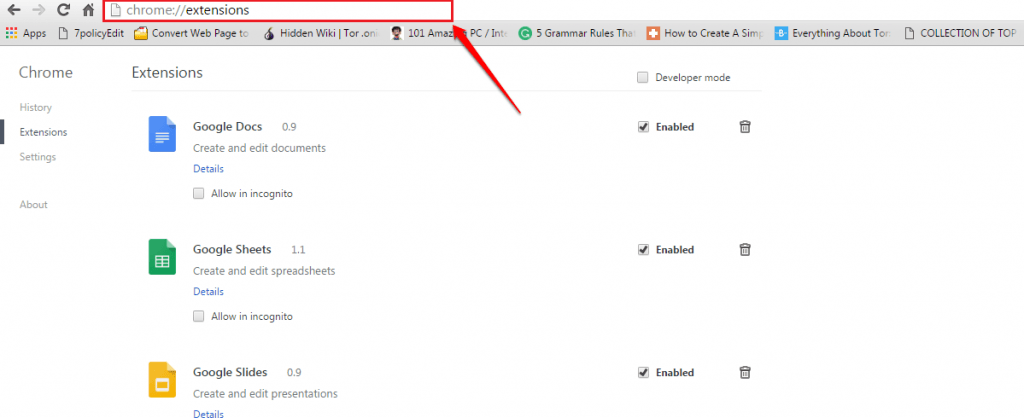 how to add url to exception list in chrome