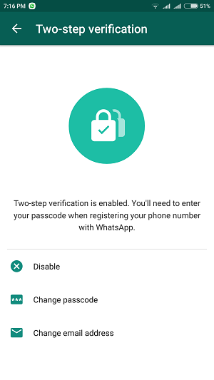 How To Enable Two Step Verification On WhatsApp