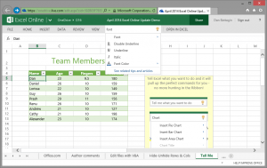 Excel online min