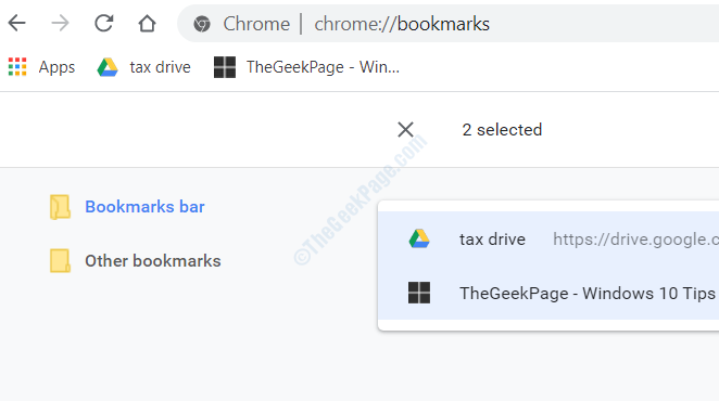 Chrome Bookmarks