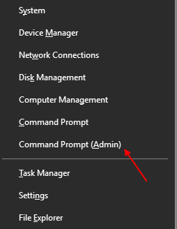 Commandprompt As Admin Windows 10 Quick Access Menu