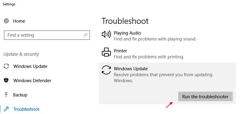 Troubleshoot Run Windows 10