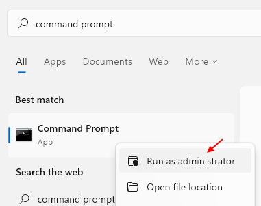 Command Prompt Admin Min