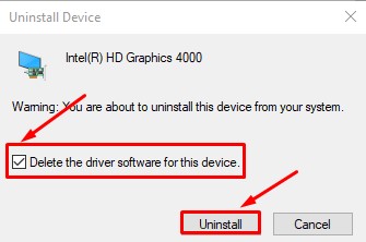 Delete Driver Software For This Device