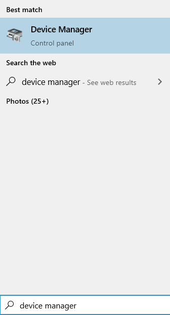 Device Manager Windows Search Min