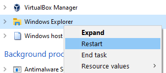 Windows Explorer Restart Min