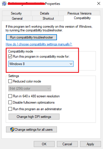 disable previous versions windows 10