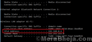 Check IP address
