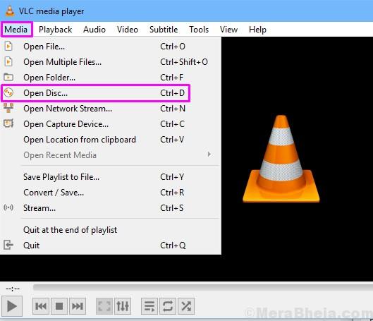 Vlc Open Disc