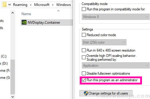nvidia control panel display settings missing