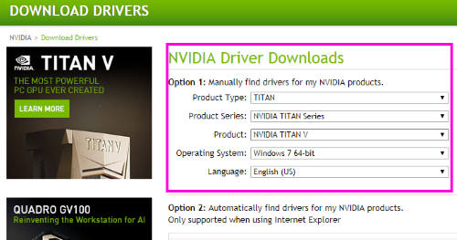 geforce nvidia download windows 10