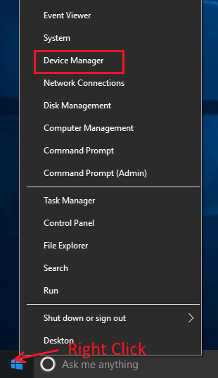 Open Device Manager Wacom Pen Not Working Windows 10