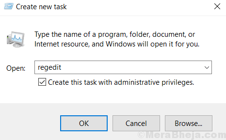 Regedit Create Task With Admin Priviledge