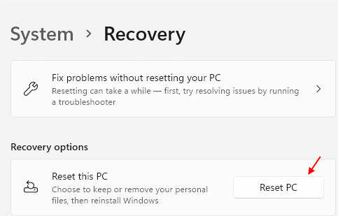 Сбросить мин ПК