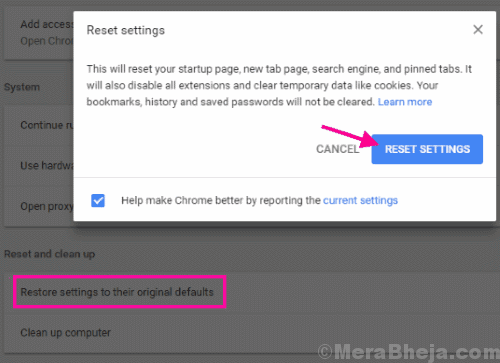 Reset Chrome Err Ssl Version Interference