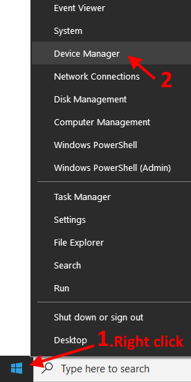 Right Click Device Manager Min