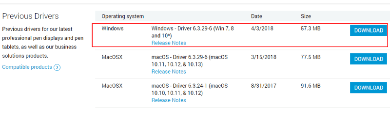 wacom bamboo fun driver windows 8.1