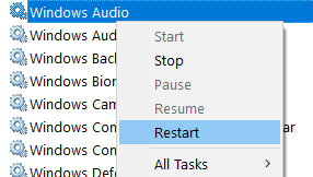 Windows Audio Restart Min