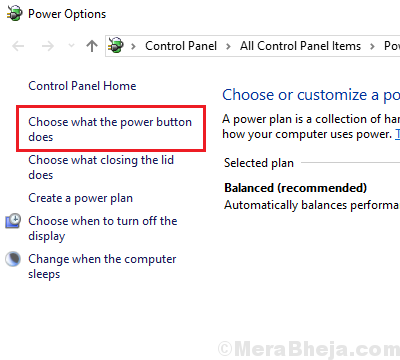 Choose What The Power Button Does