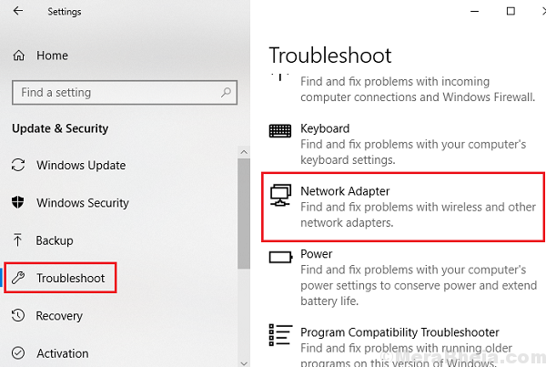 install network connect virtual adapter driver