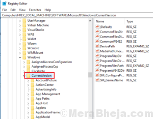 Registry level fix