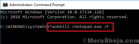 Taskkill Command