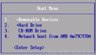 Boot Menu