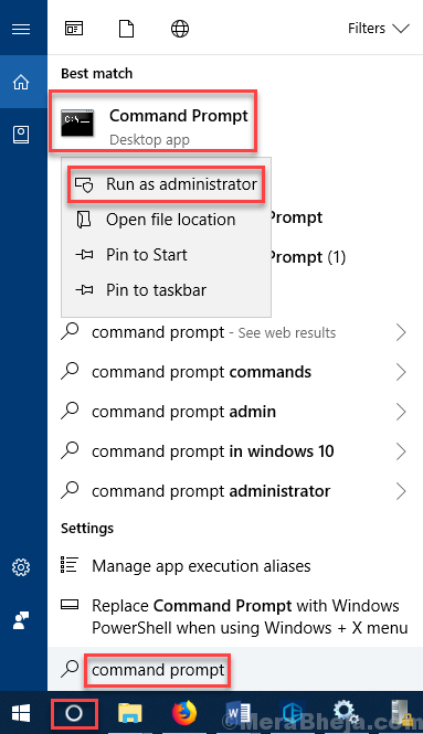 Command Prompt Run As Admin