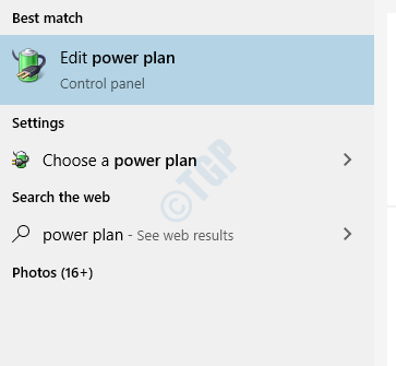 Edit Power Plan