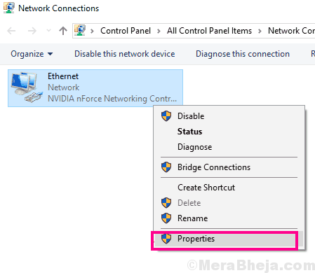 nforce networking controller windows 10 no network access