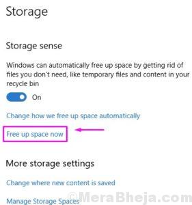 How to Clear Space in Windows 10 to free Up drive space