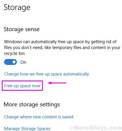 Free Up Space Now
