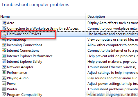 Hardware N Devices Troubleshoot