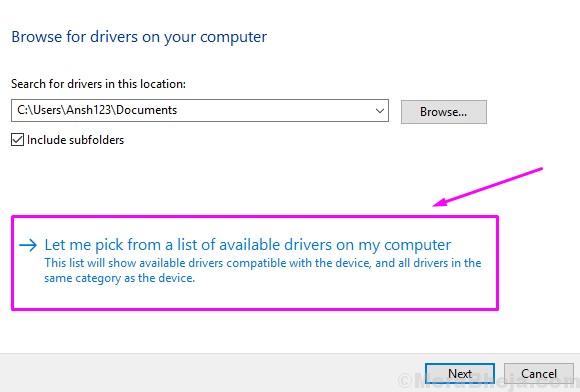 Let Me Pick From A List Of Available Drivers On My Computer 1