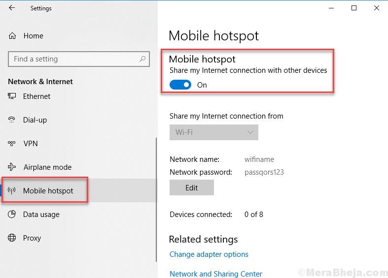 Mobile Hotspot