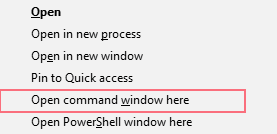 Open Command Windows Here 1 Min