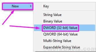 Regedit New Dword 32 Bit Value