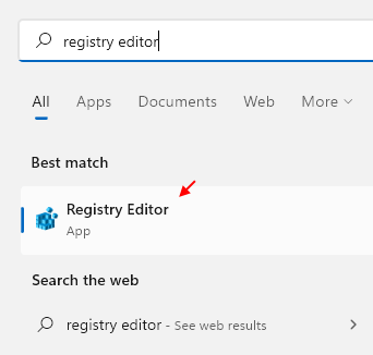 Registry Editor Search Min