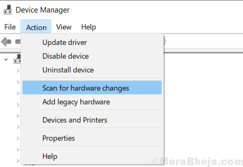 Scan Hrdware Changes Device Manager Min