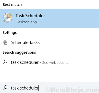 Task Scheduler Windows 10 Min