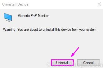 generic pnp monitor windows 10 fix